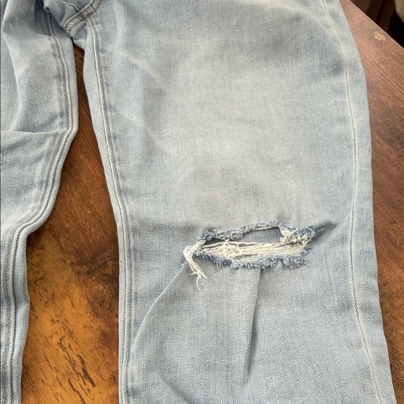 LOFT Light Wash Distressed Denim Jeans - Picture 7 of 10